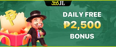 Daily Free ₱2,500 Bonus promotional banner